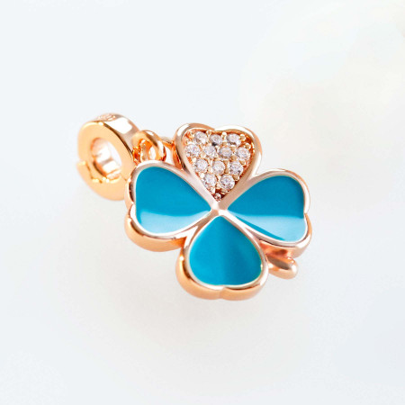 Four-Leaf Clover charm