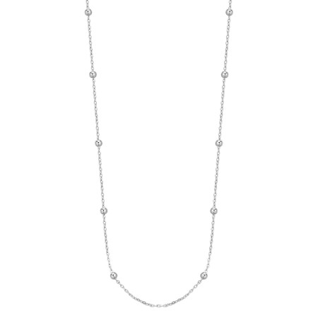 Short necklace with beads