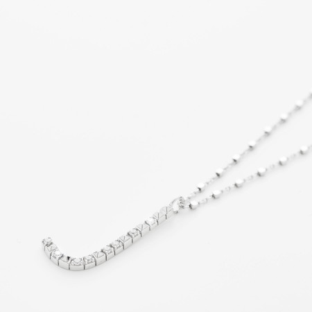 Collana lettera J cubica lettere