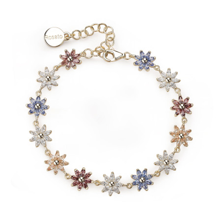 Bracciale morbido fiori